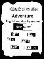 game pic for Black and White Adventure